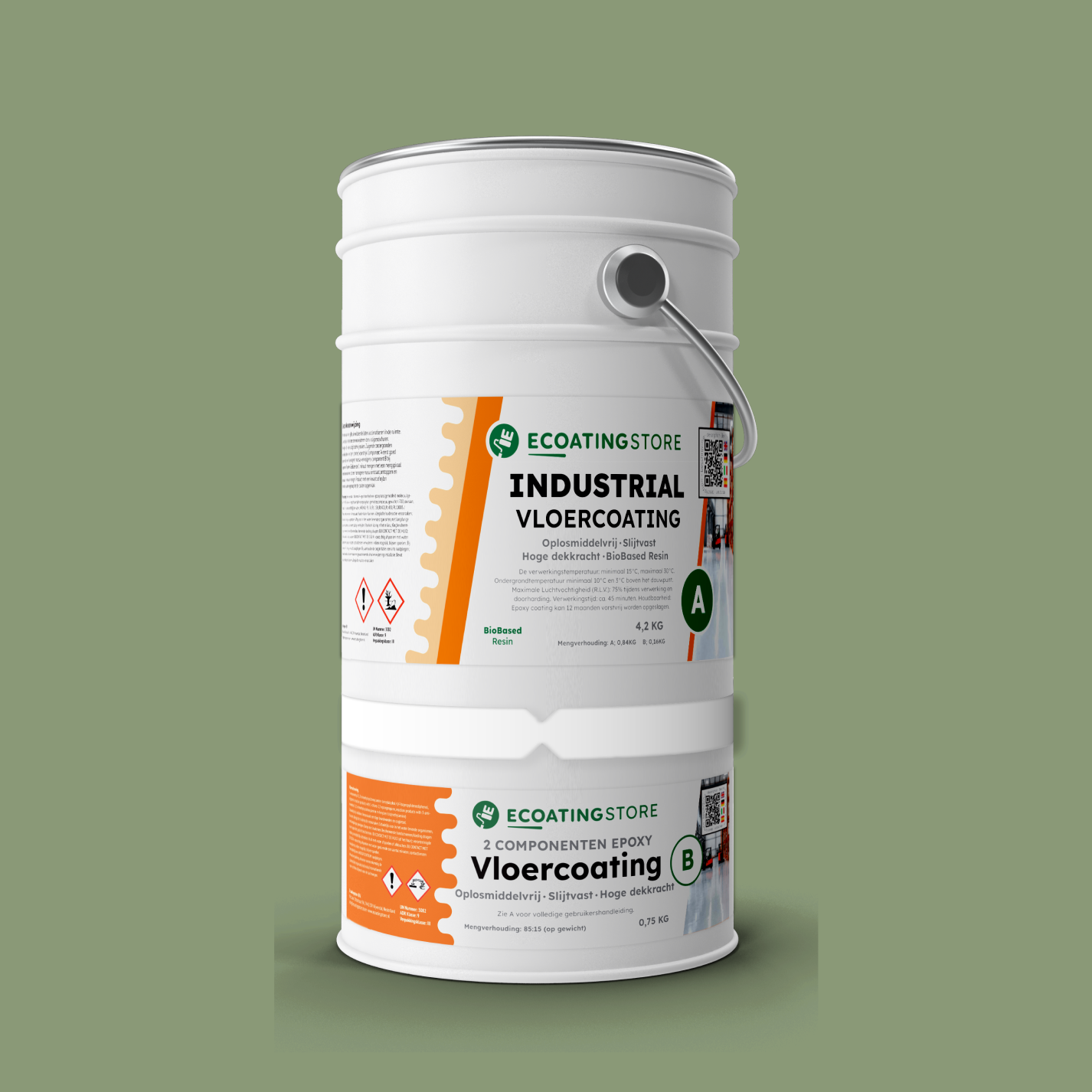 Industrijski talni premaz - RAL 6021